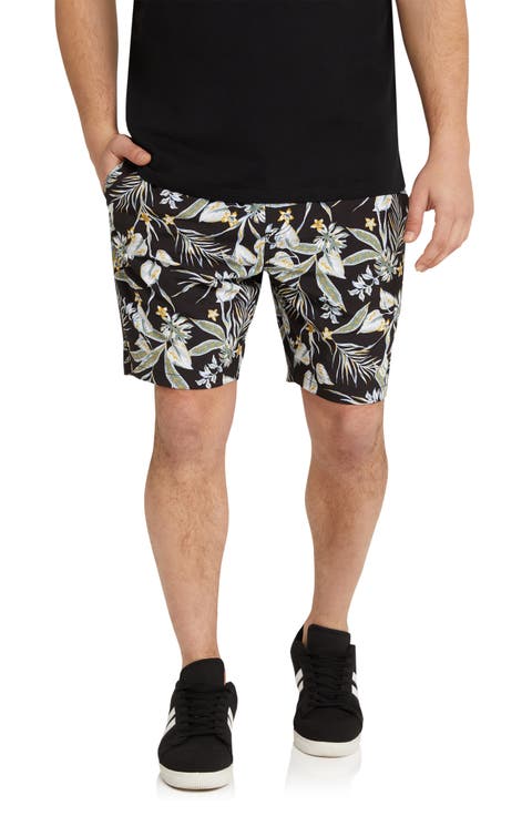 Tropics Print Swim Trunks
