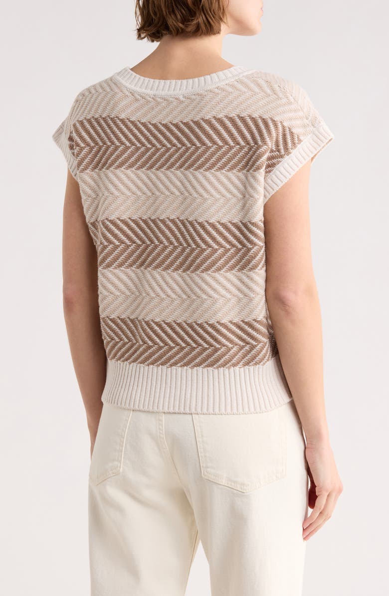 Splendid Mary Anne Stripe Sweater Vest, Alternate, color, Beige/ Multi