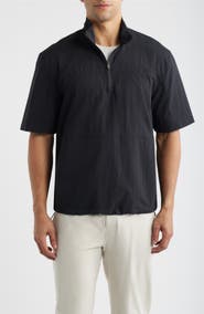 Zella Golf Pro Short Sleeve Quarter Zip Top