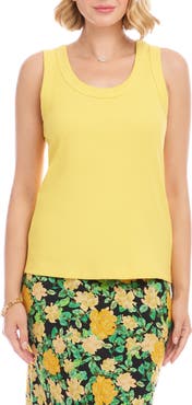 Karen Kane Scoop Neck Rib Tank
