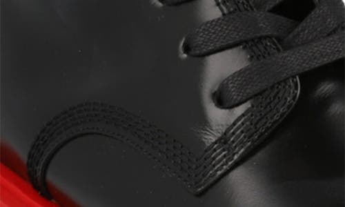 Ferragamo Kira Leather Lug Boot In Black