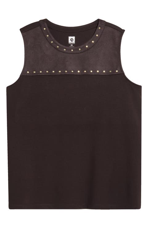 Studded Shell Top