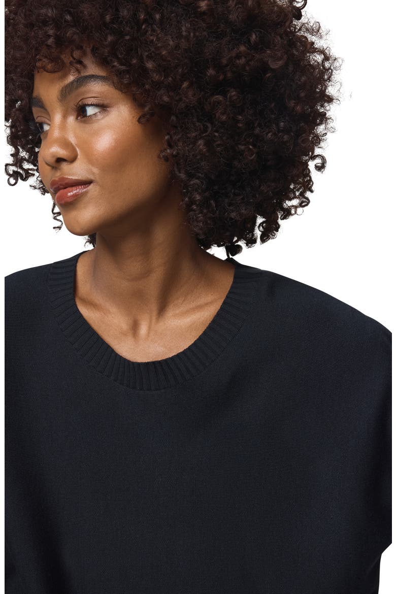 Georgie Pullover Sweater, Alternate, color, BLACK