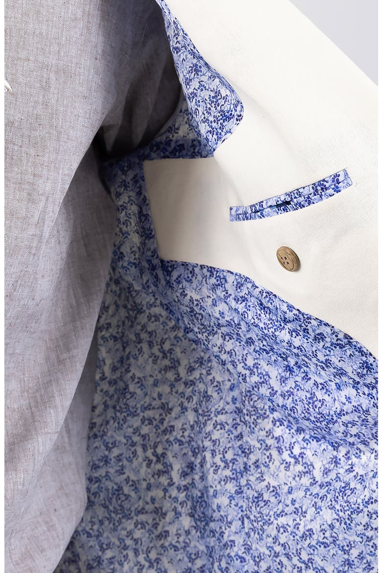 Textured Linen Blend Sport Coat, Alternate, color, ECRU