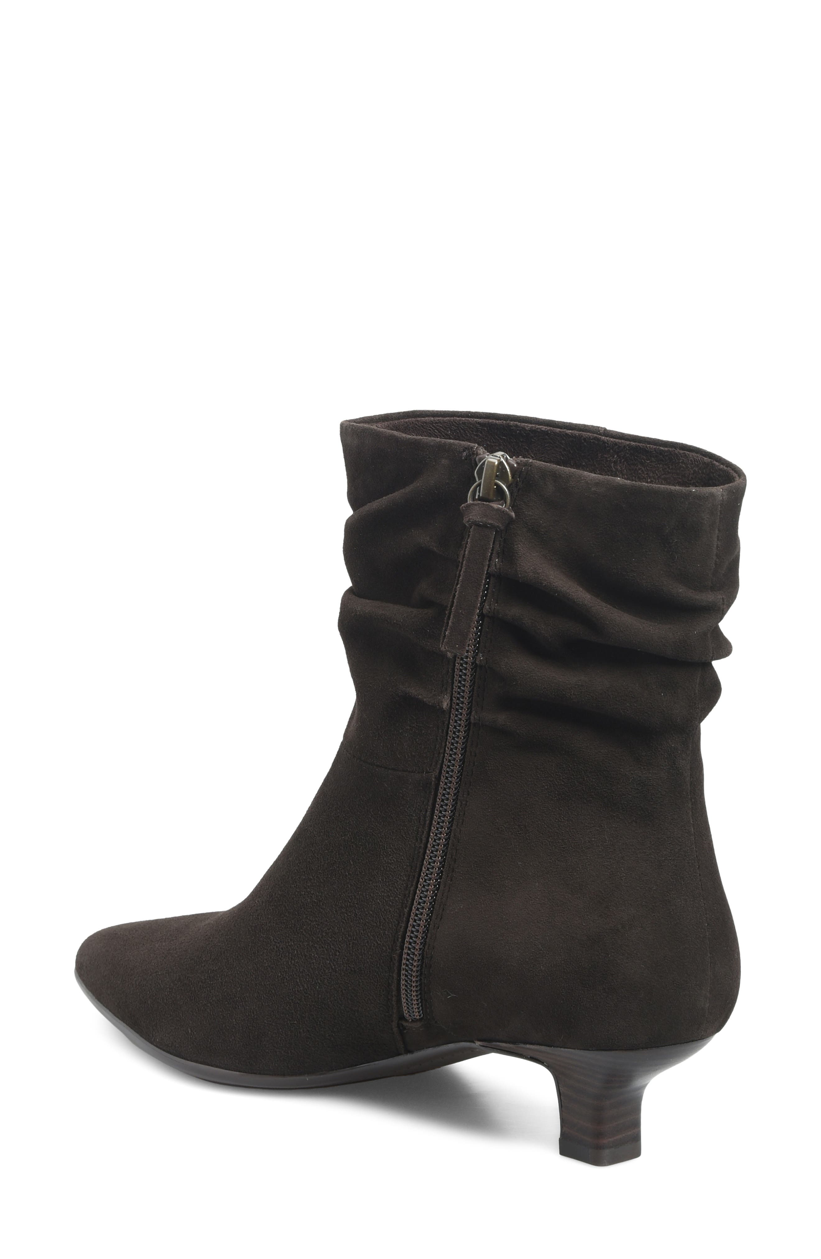 Suzan Leather Bootie, Alternate, color, CHOCOLATE