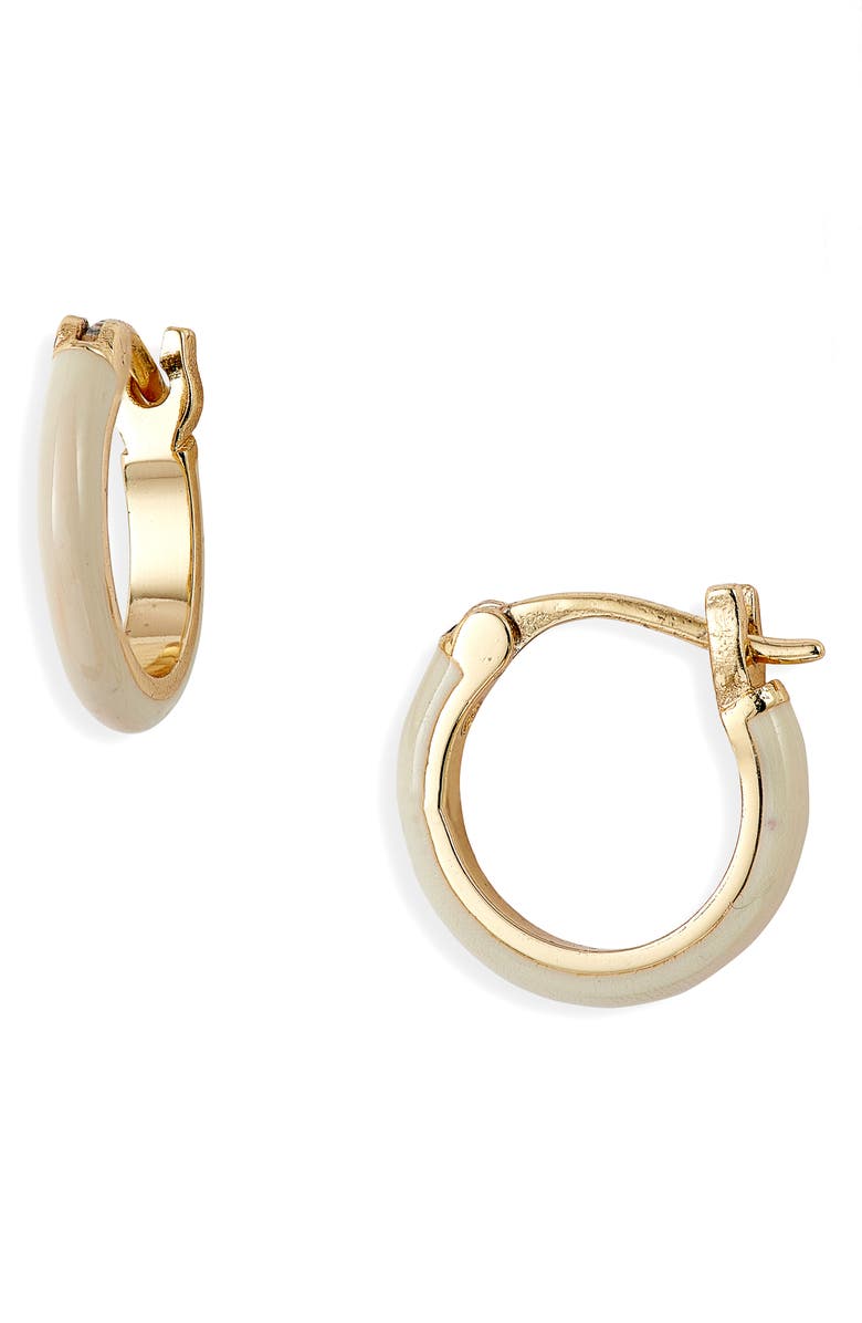 gorjana Amalfi Huggie Hoop Earrings, Main, color, 