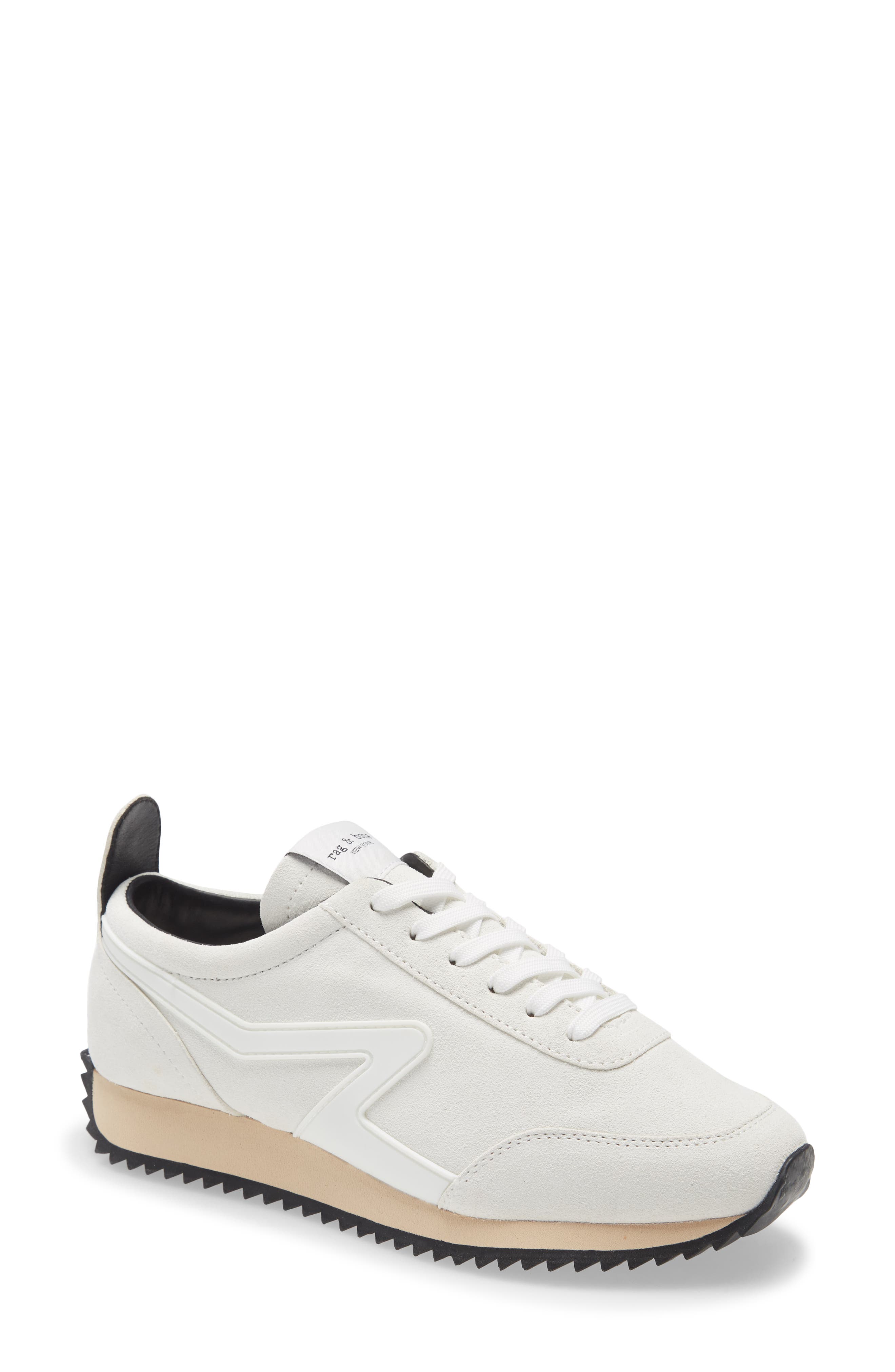 Retro Runner Sneaker, Main, color, ANTIQUE WHITE