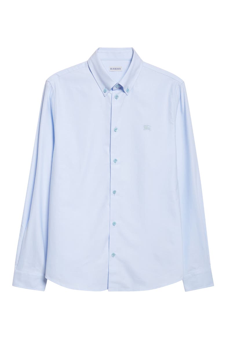 Standrich EKD Slim Fit Cotton Oxford Button-Down Shirt, Alternate, color, BLUE SMOKE
