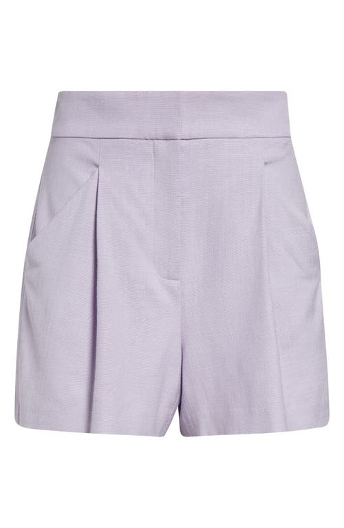 Veronica Beard Elbe Shorts In Soft Lilac