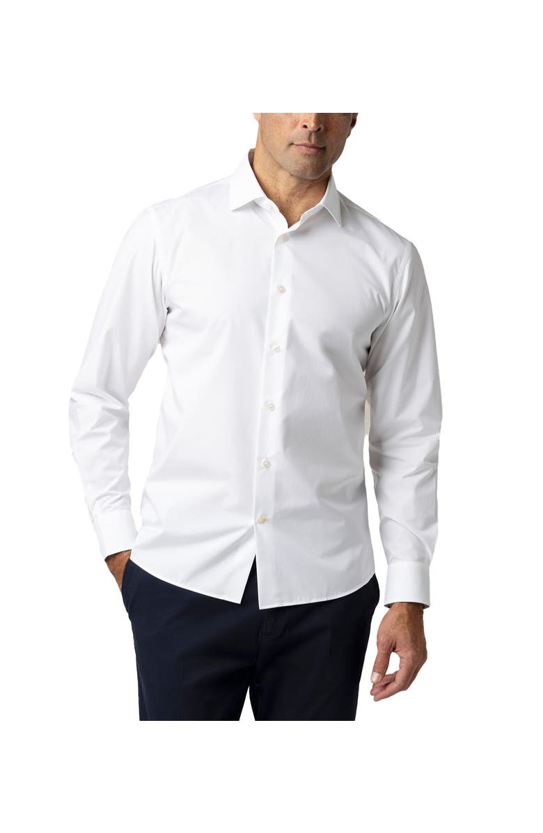 Robert Talbott Reynolds Novelty Cuff Poplin Contemporary Fit Shirt, Main, color,