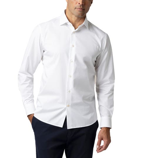 Reynolds Novelty Cuff Poplin Contemporary Fit Shirt