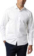 Robert Talbott Reynolds Novelty Cuff Poplin Contemporary Fit Shirt