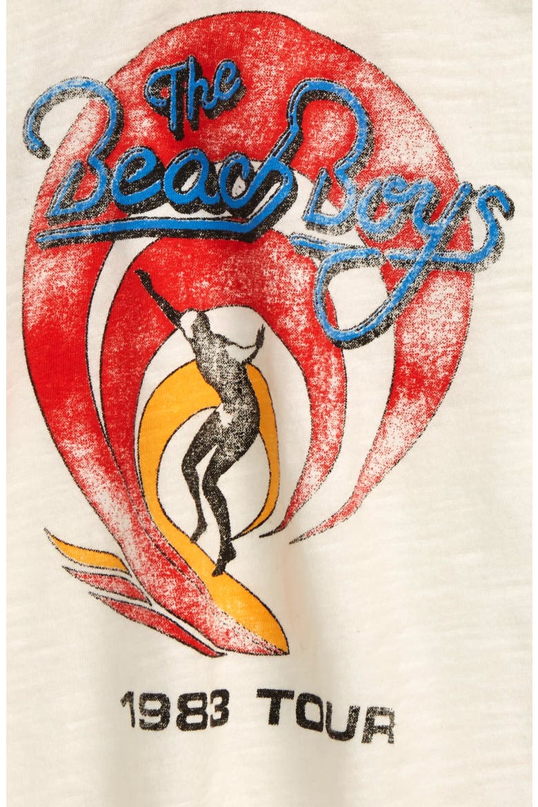 Kids' Knot Strap Band Graphic Tank, Alternate, color, WHITE MULTI BEACH BOYS