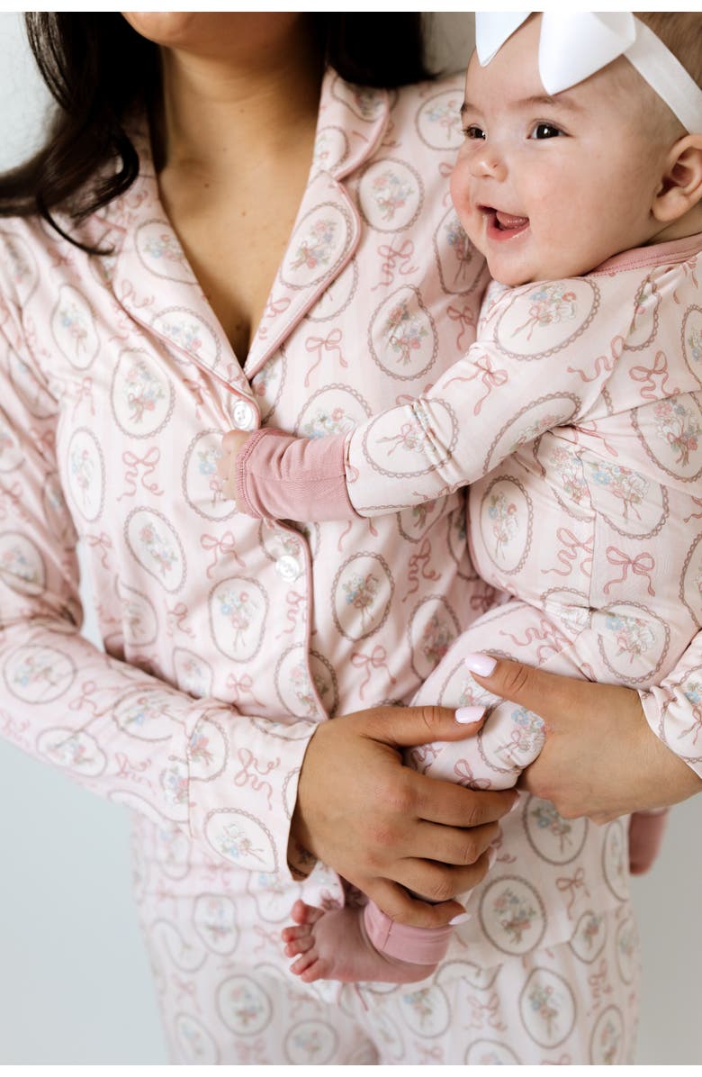 In My Jammers Blaire Long Sleeve Sleepwear Set, Alternate, color, Floral / Bow Print