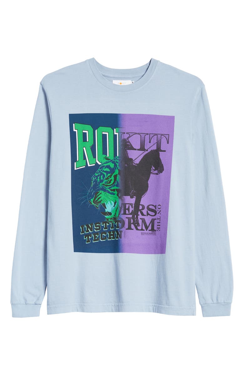 Rokit Men's Opposition Long Sleeve Graphic Tee, Alternate, color,