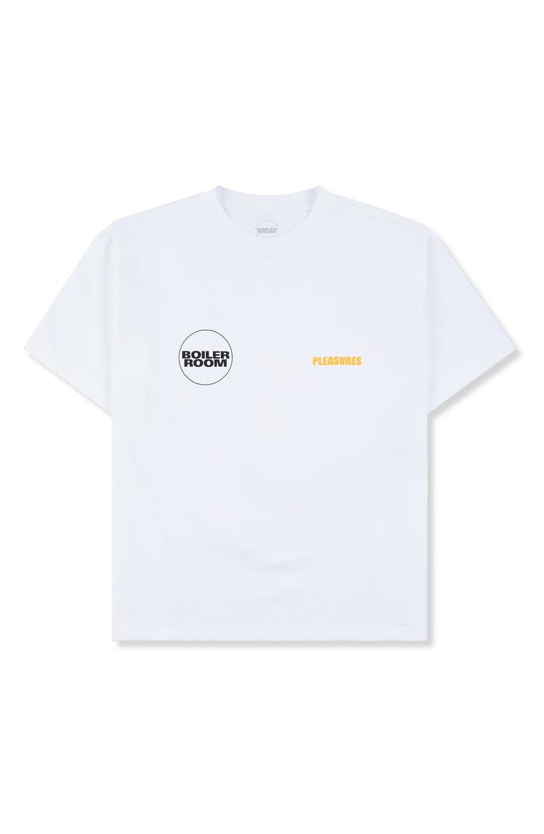 PLEASURES x Boiler Room Clownfish Oversize Graphic T-Shirt, Alternate, color, White