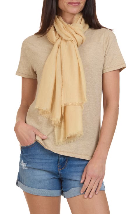 Solid Fringe Scarf