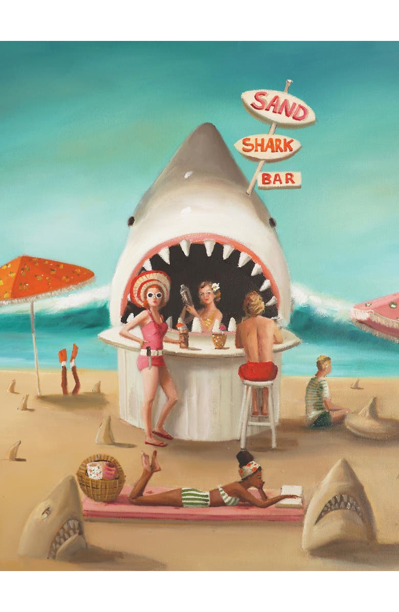 NEW YORK PUZZLE COMPANY Sand Shark Bar 500 Piece Puzzle, Alternate, color, NO COLOR