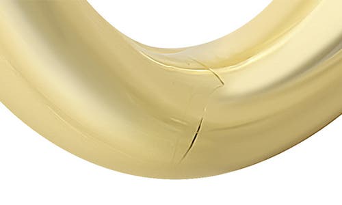 Bony Levy 14k Gold Thin Oval Hoop Earrings In Gold