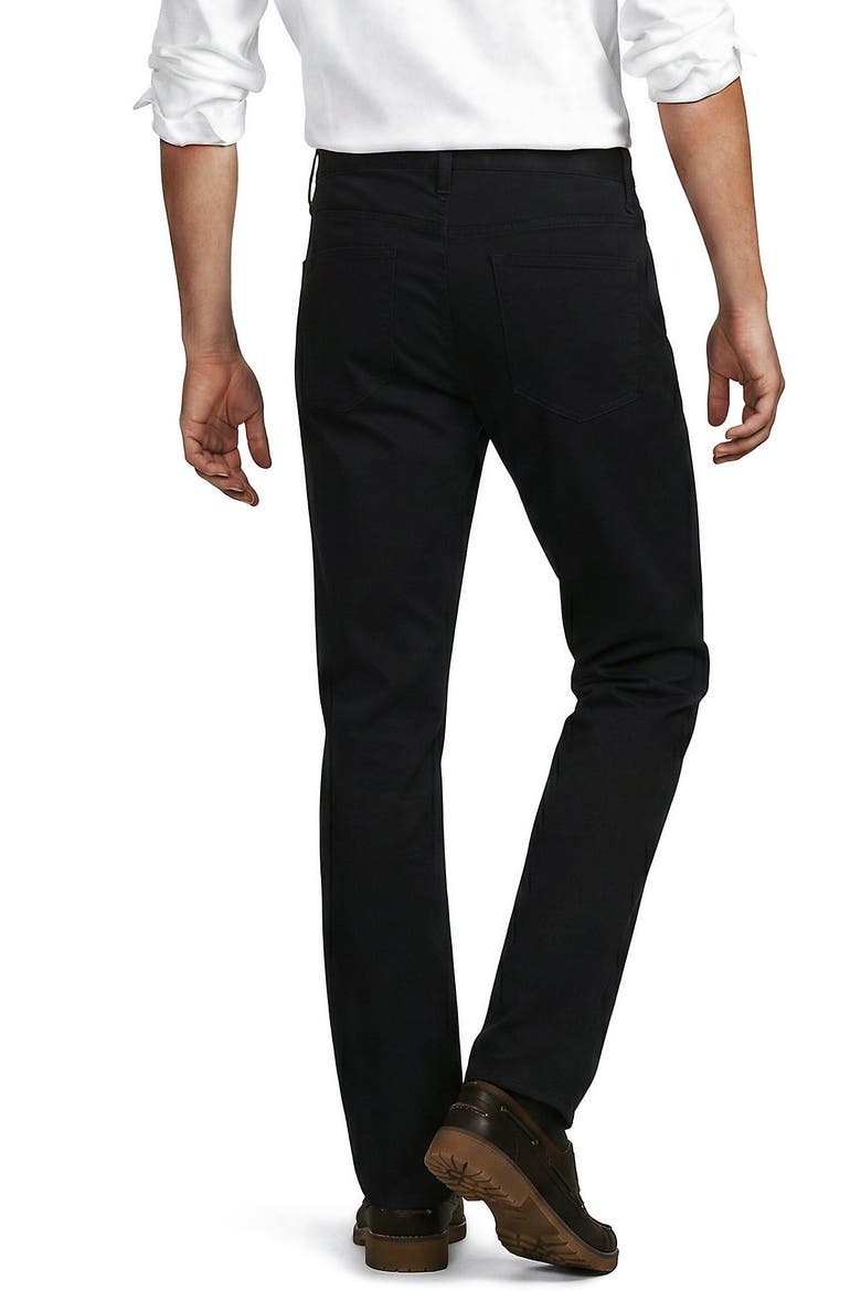 Travel Kit Comfort Waist Classic Straight Fit 5 Pocket Pant, Alternate, color, Black