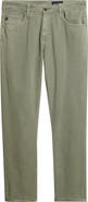 AG Everett Slim Straight Leg Cotton & Linen Blend Jeans