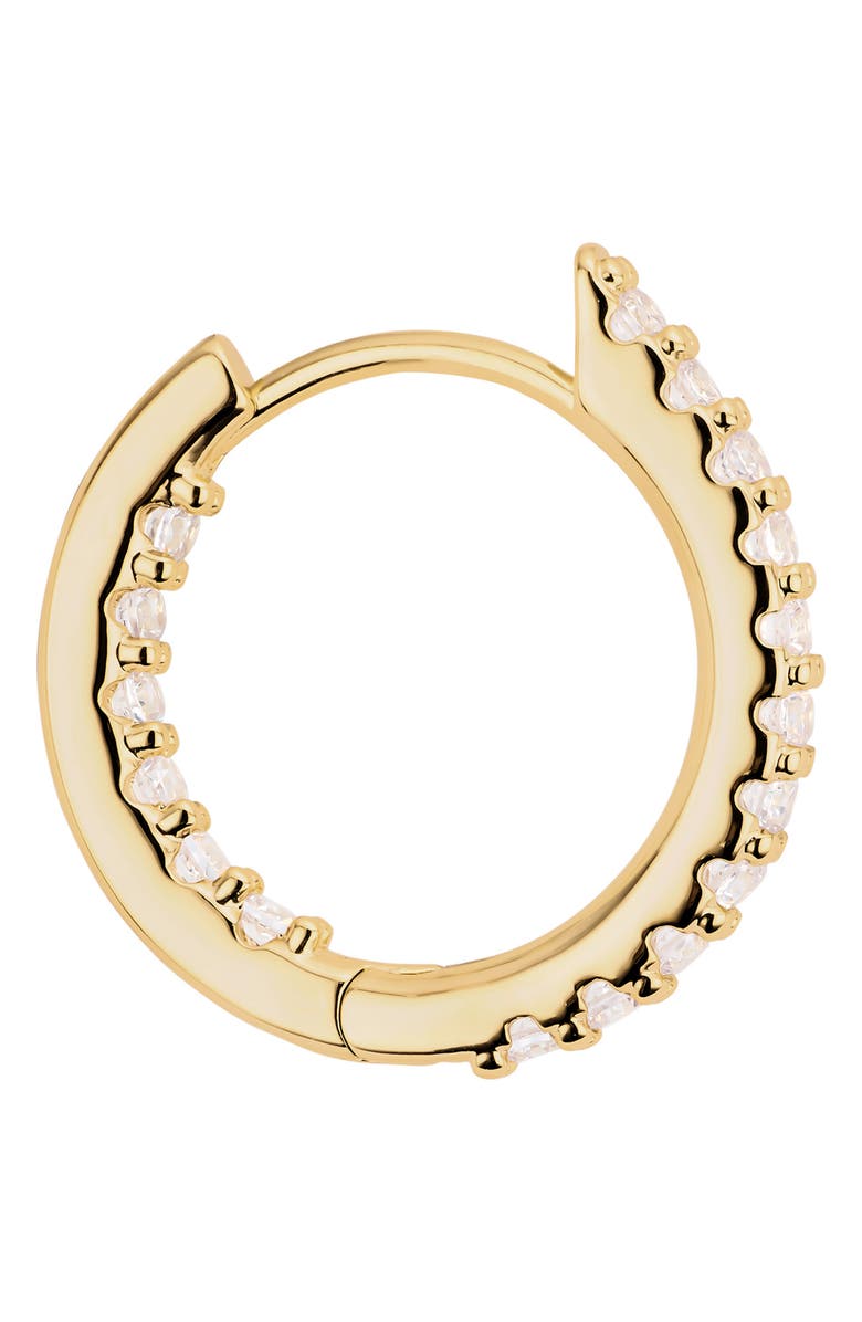ATHRA LUXE The Eternal Pavé Huggie Hoop Earrings, Alternate, color, 