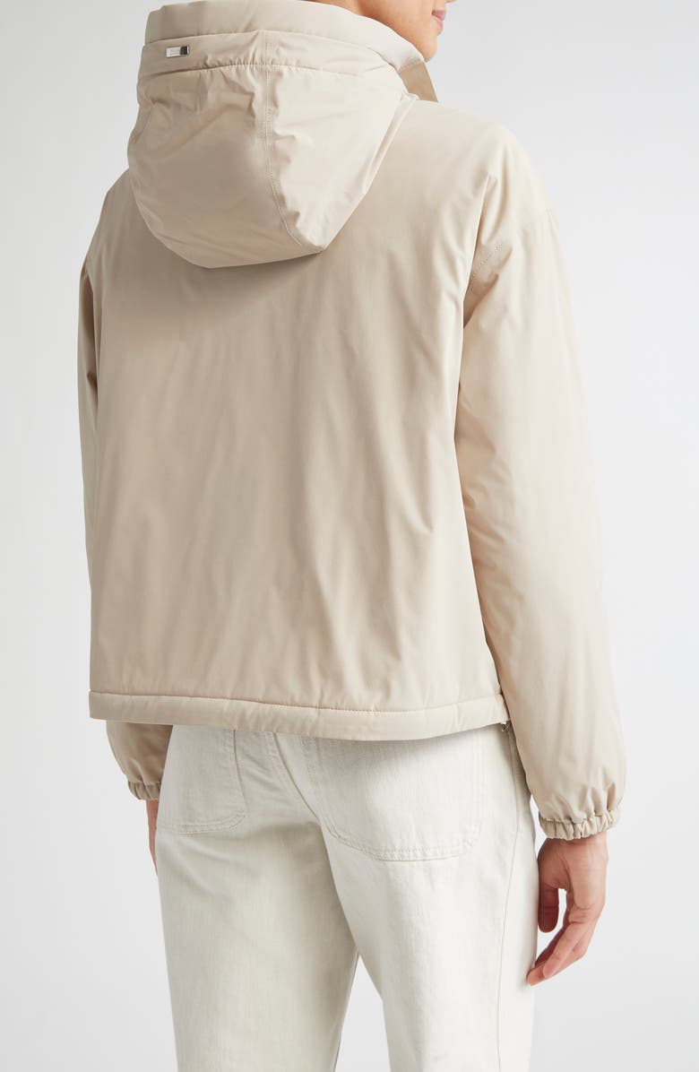 Herno Resort Travel Nylon Ponente Packable Hooded Jacket, Alternate, color, Nuovo Chantilly