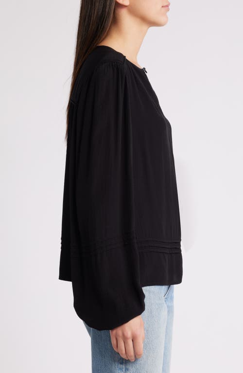 Shop Treasure & Bond Keyhole Top In Black