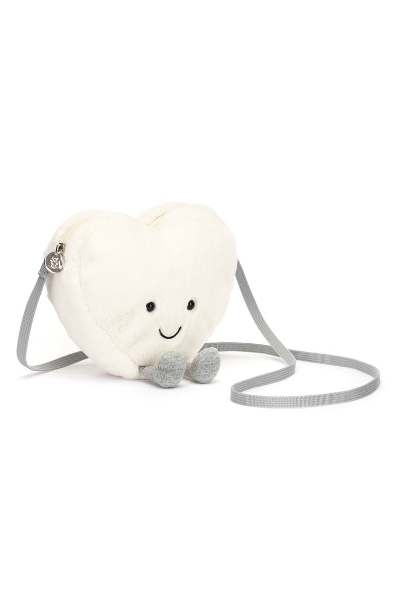 Jellycat Amusable Heart Plush Crossbody Bag, Main, color,