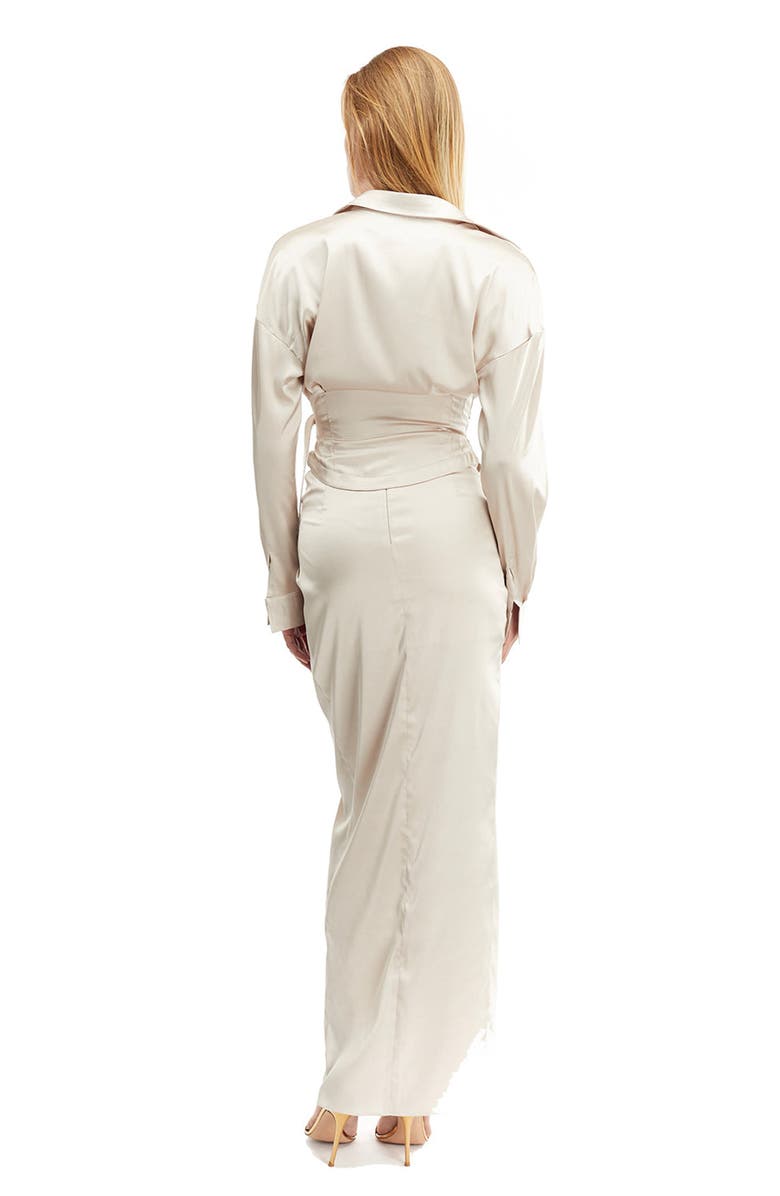 Mother of All Chisa Skirt, Alternate, color, Champagne