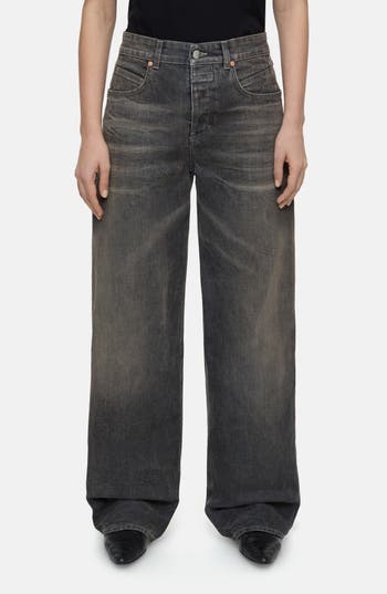 Closed Nikka Wide Leg Jeans In Gray