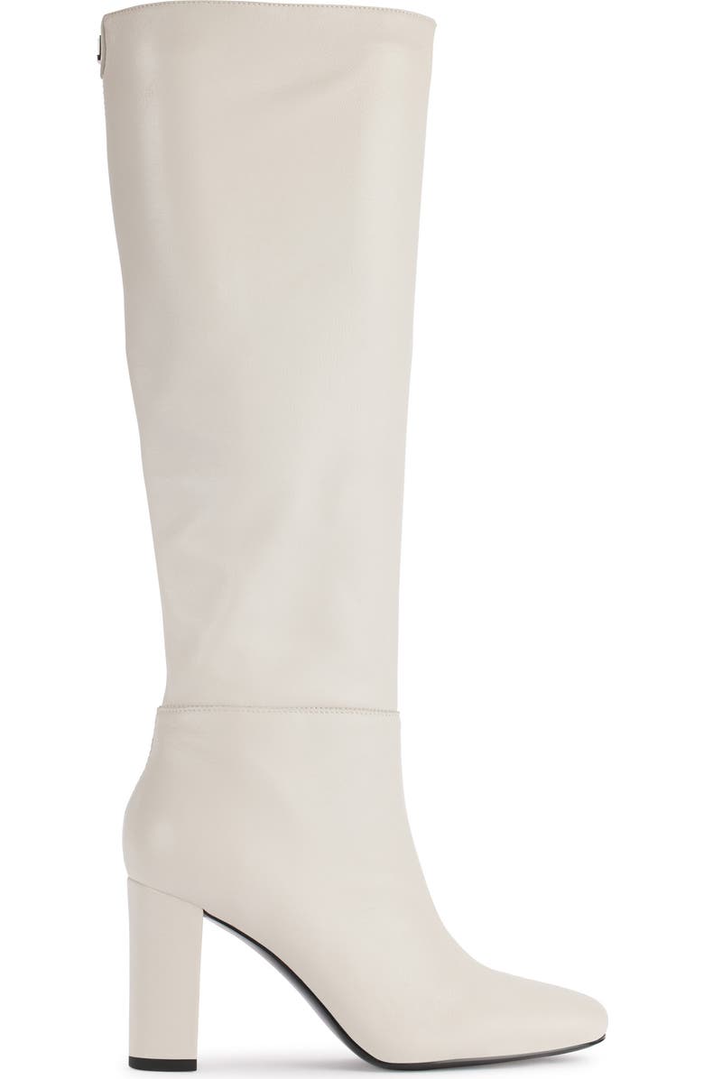 KARL LAGERFELD PARIS Vani Knee High Boot, Alternate, color, Soft White