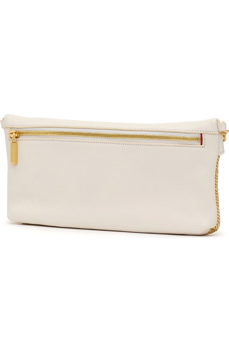 HAMMITT Invitation Clutch, Alternate, color, Calla Lily White Raffia/ Gold