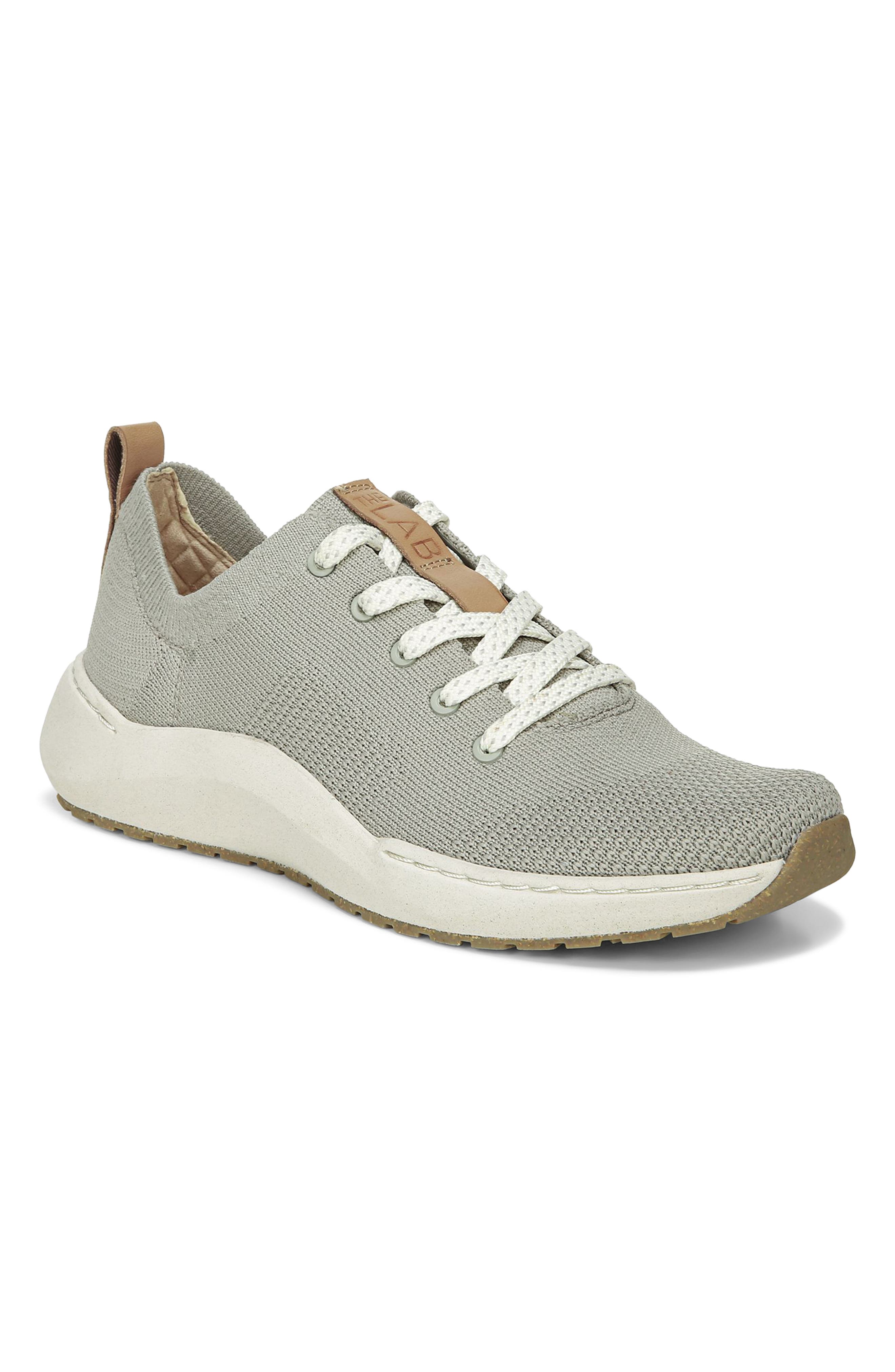 Herzog Recycled Knit Sneaker, Main, color, SILVER SAGE FABRIC