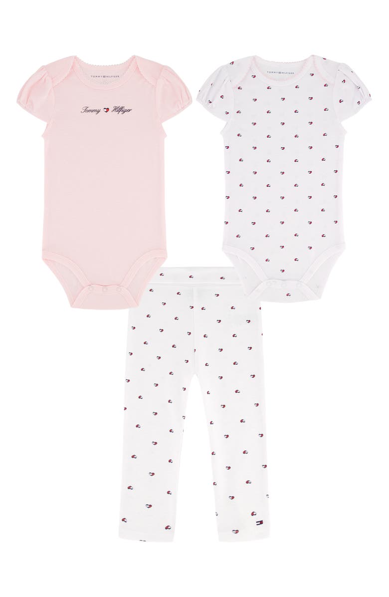 Tommy Hilfiger 3-Piece Tommy Heart Set, Main, color, White Multi