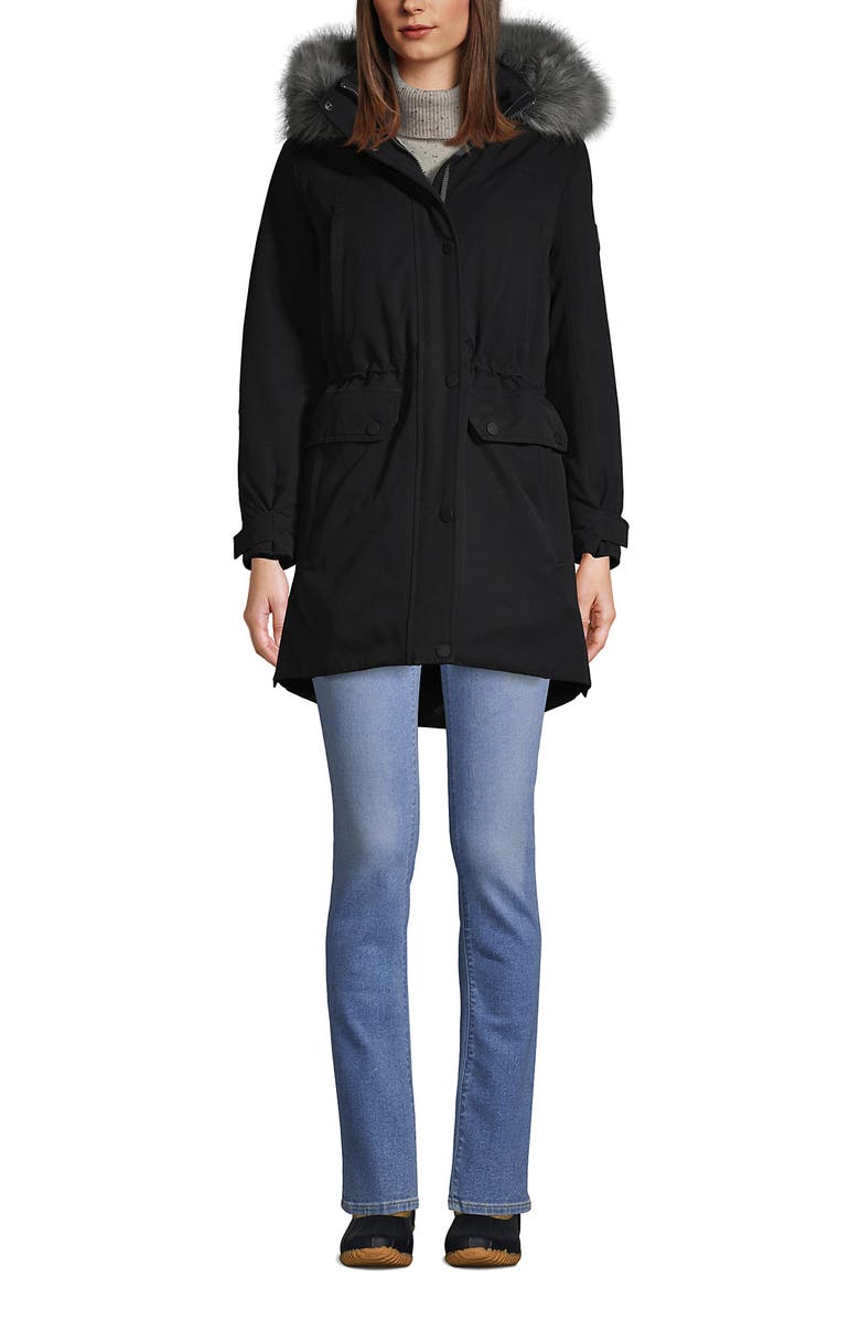 Lands' End Expedition Waterproof Down Winter Parka with Faux Fur Hood, Main, color, 
