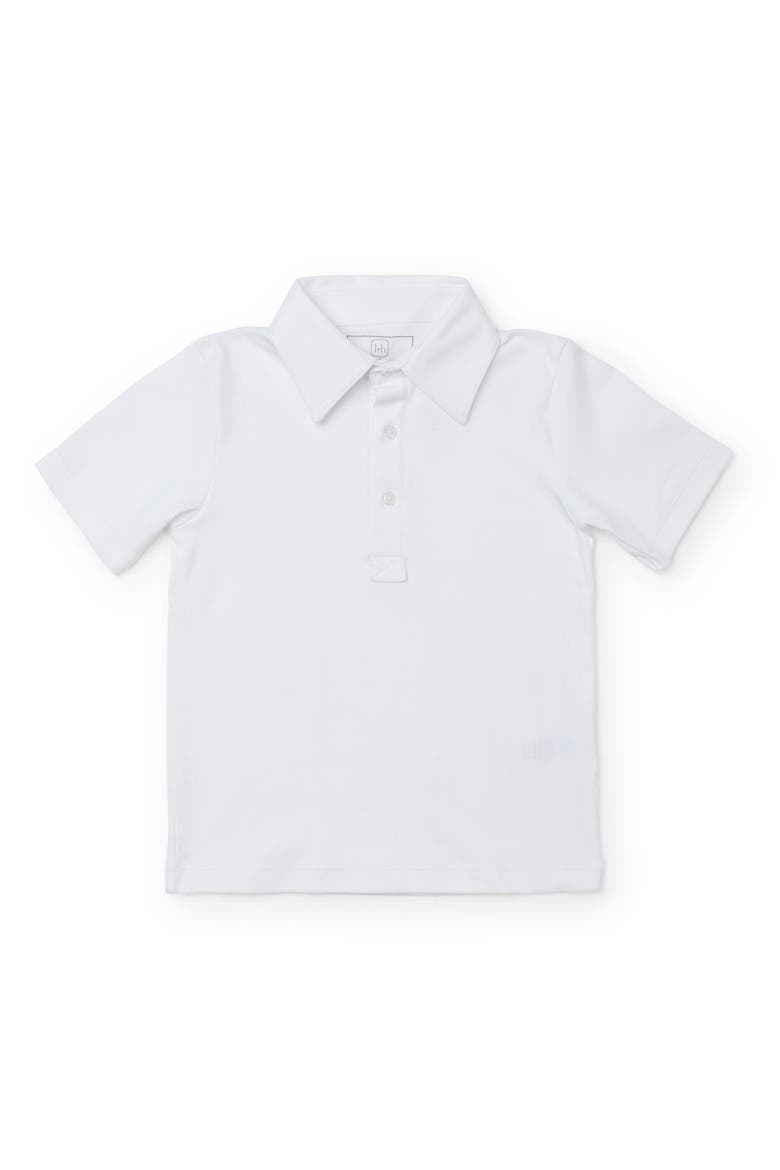 Griffin Boys' Polo Golf Shirt, Main, color, White