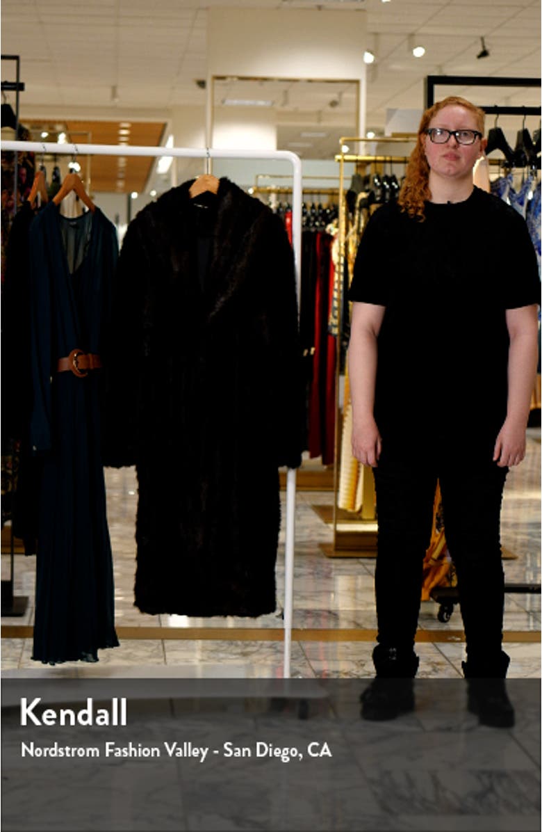 Callie Long Faux Fur Coat, sales video thumbnail