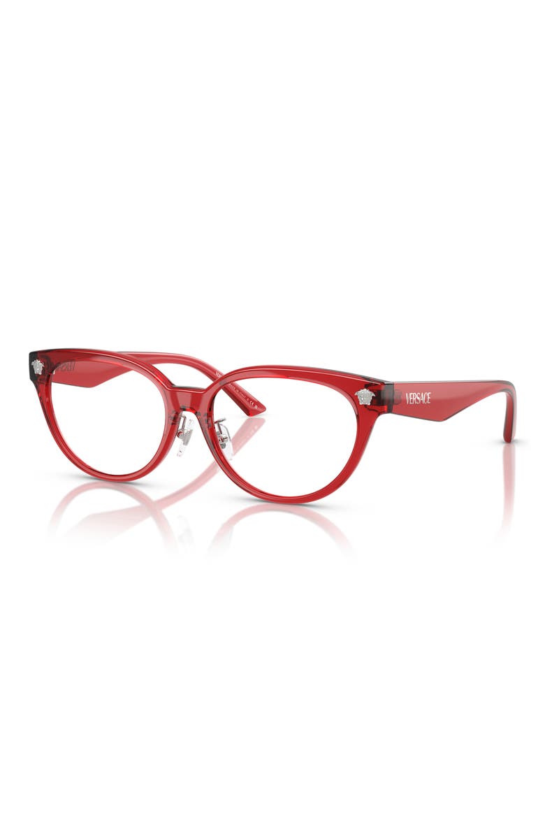54mm Pillow Optical Glasses, Alternate, color, TRANS RED