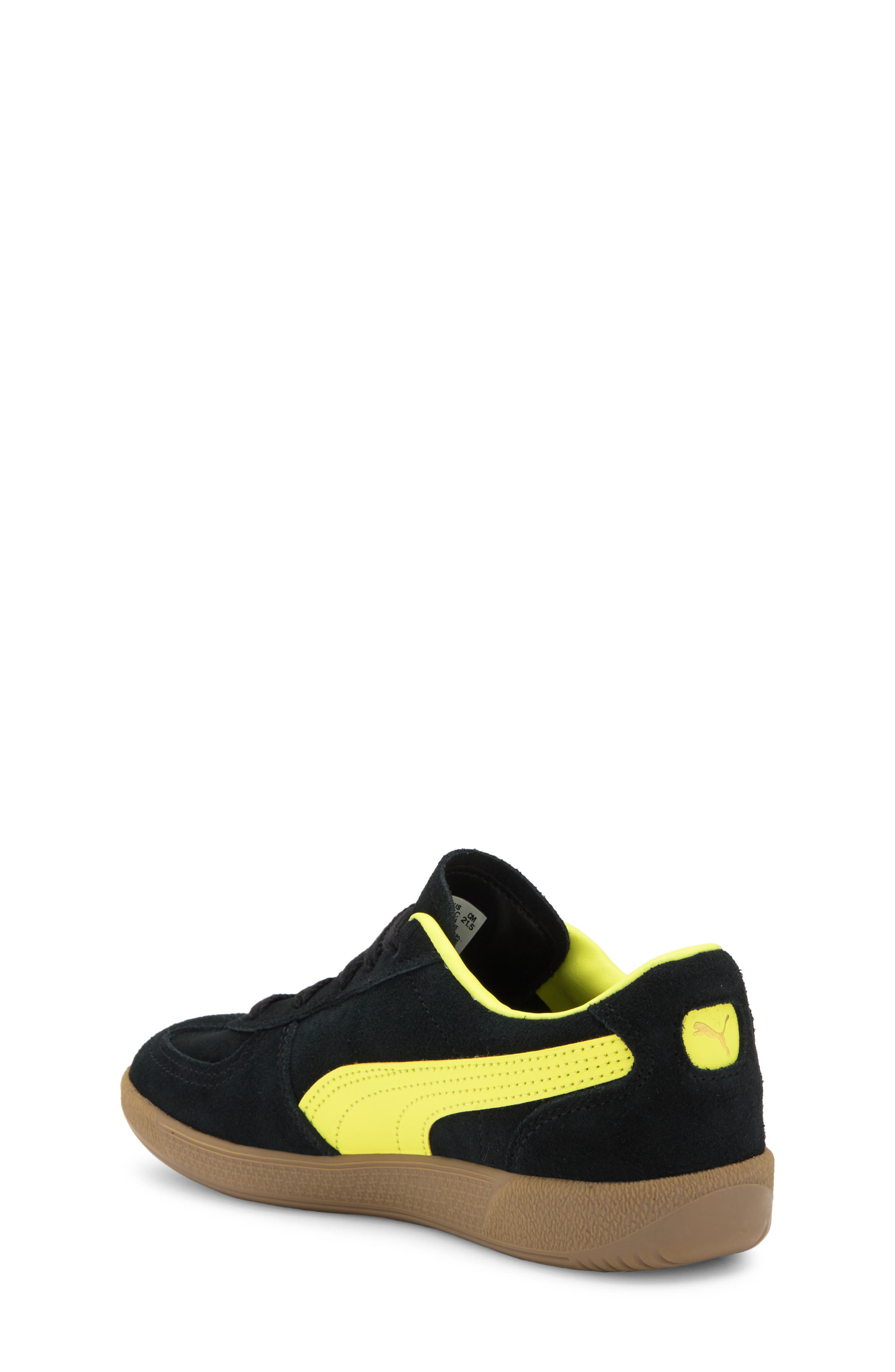 PUMA Kids' Palermo Sneaker, Alternate, color, Puma Black-Lemon Sherbert