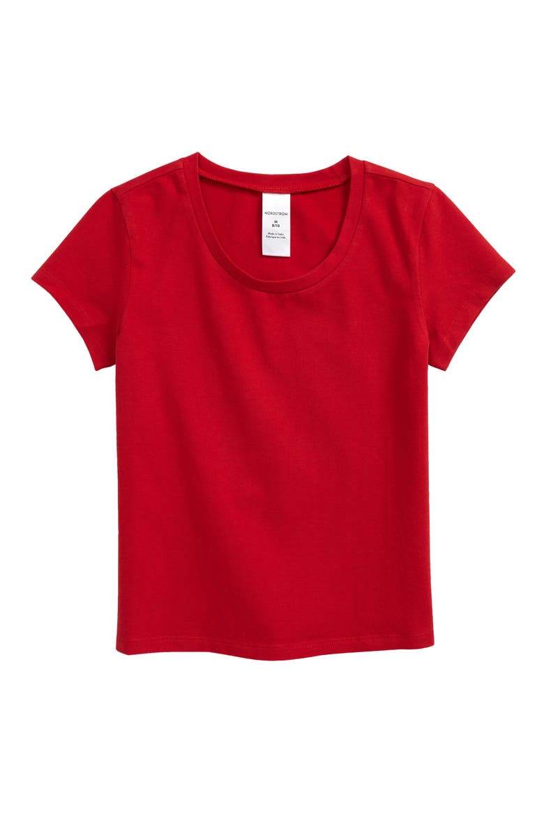 Kids' Classic Baby Tee, Main, color, RED CHILI