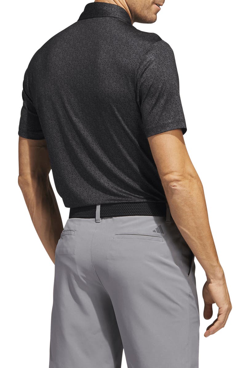 adidas Golf Allover Print Golf Polo, Alternate, color, 