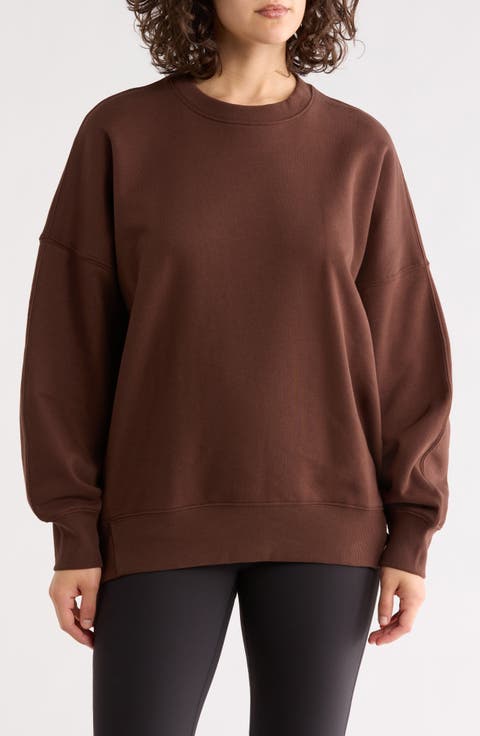 Solstice Oversize Cotton Blend Sweatshirt