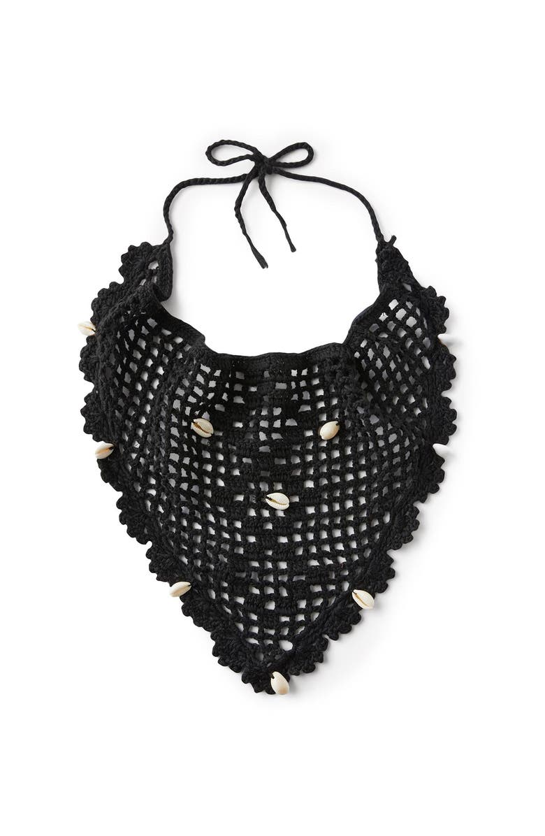 Cotton On Crochet Bandana, Main, color, 