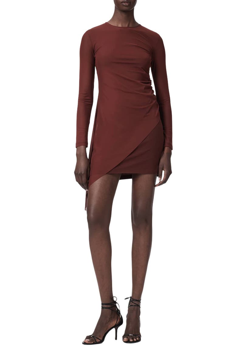 Riley Minidress, Main, color, BURNT RED