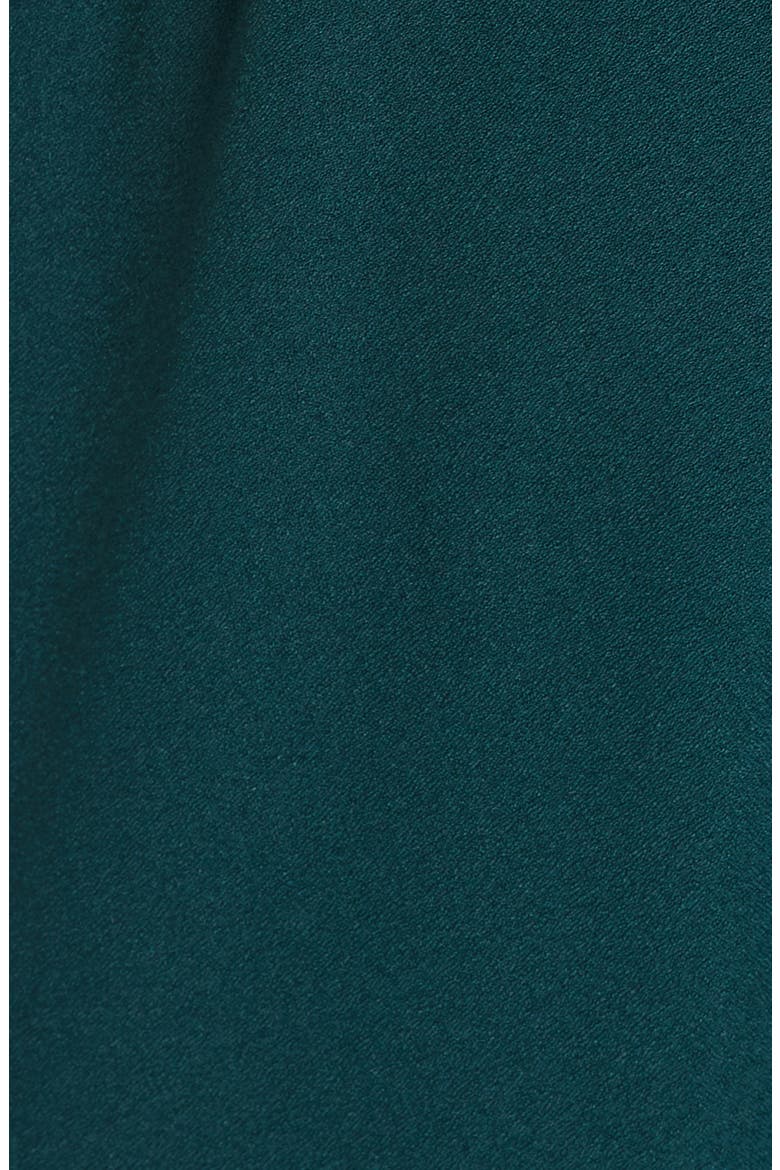 Charisma Faux Wrap Crepe Jumpsuit, Alternate, color, HUNTER GREEN