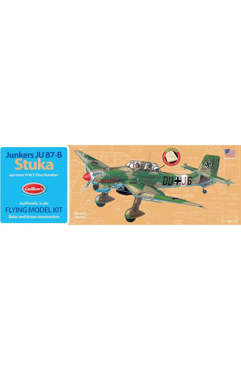 Guillow's Junkers Ju 87B Stuka Model Kit Small, Main, color, Multicolored
