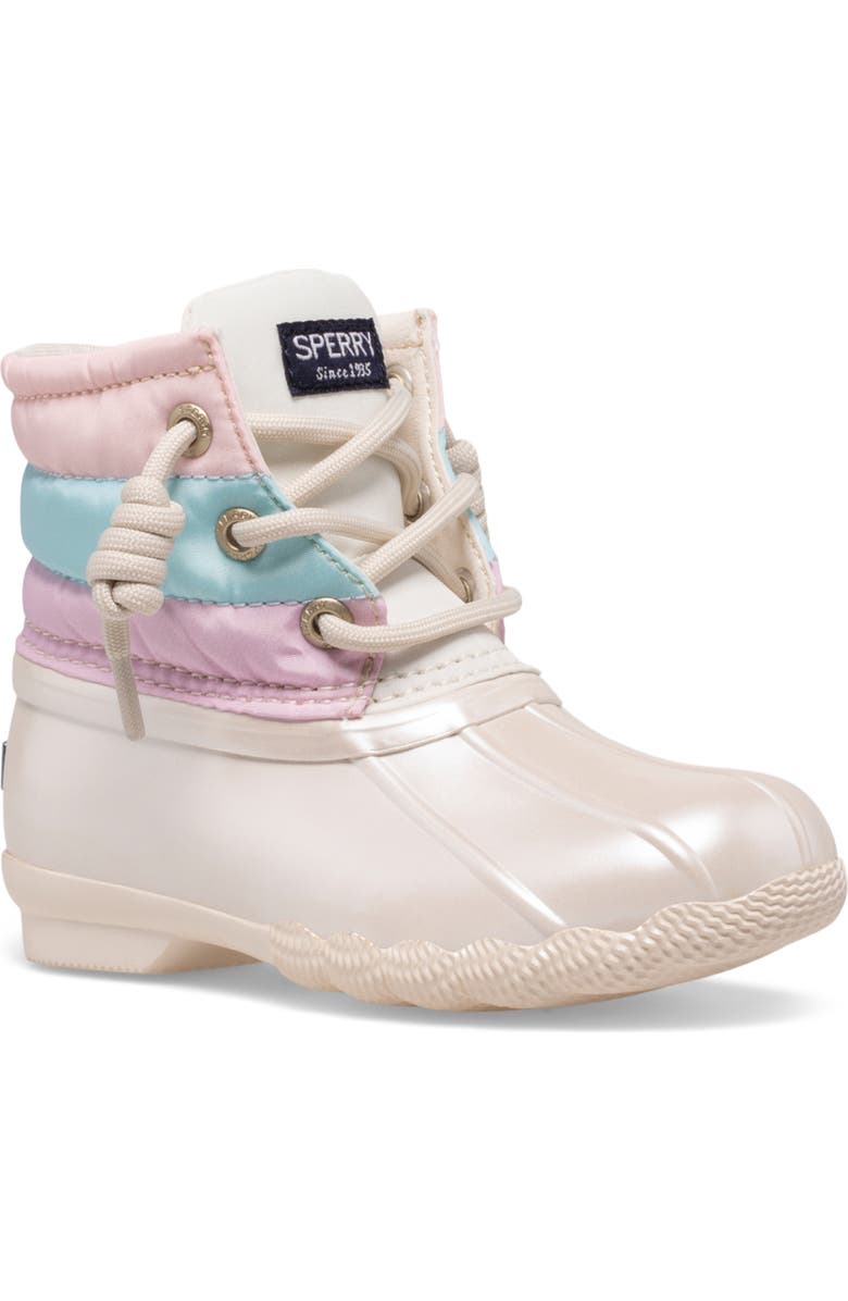 SPERRY TOP-SIDER<sup>®</sup> Saltwater Water Resistant Boot, Main, color, Pastel Multi