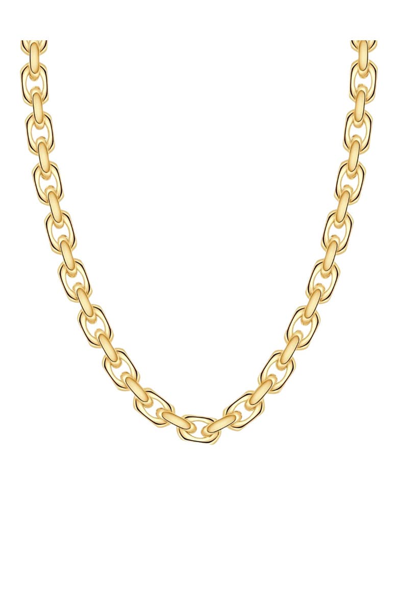 Bliss Diamond 14k Gold Women's 24" Chain Necklace 42 Grams 8.5mm Thick, Main, color, 14K Yellow Gold