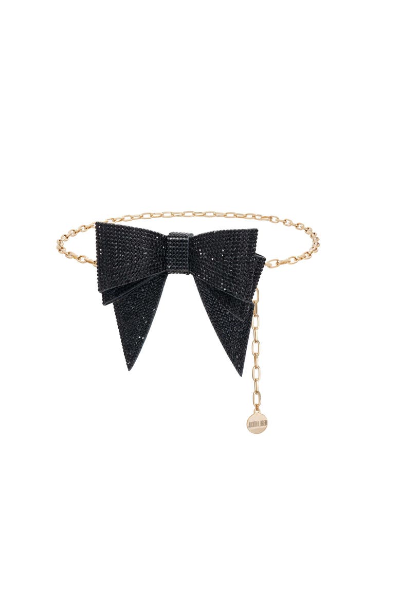 Bow Chain Belt, Alternate, color, Champagne Jet